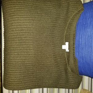 J. Jill Olive Cable Sweater XL